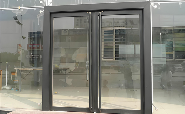 紫阳玻璃地弹门